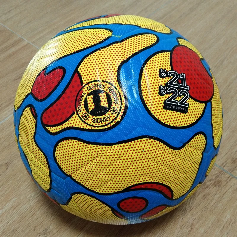 blank custom soccer ball club team print LOGO name top quality PU size 5 football match training balls size 4