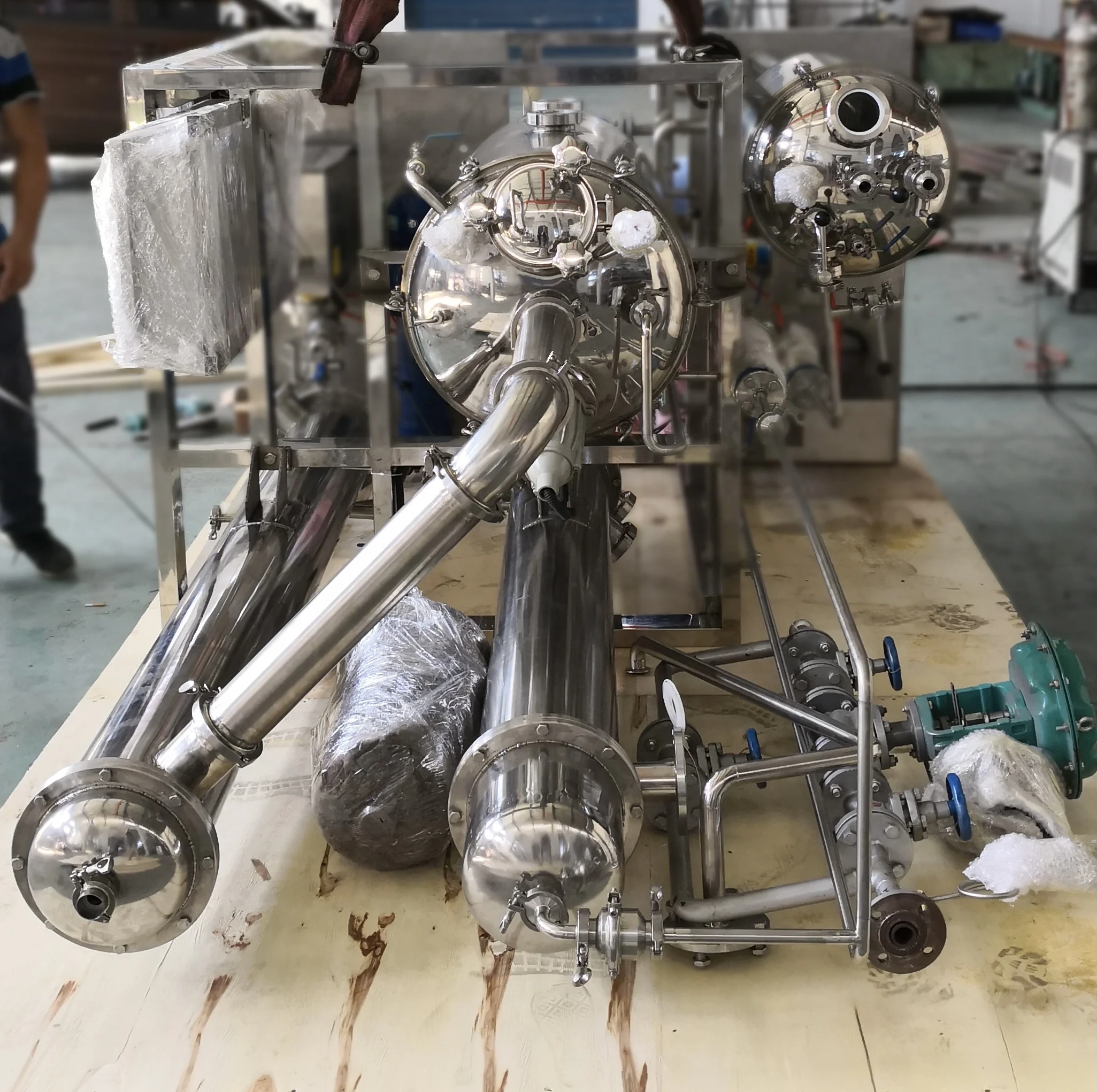 ODM New Arrival electric heating Turnkey Solution Falling Film Evaporator 350L/hr