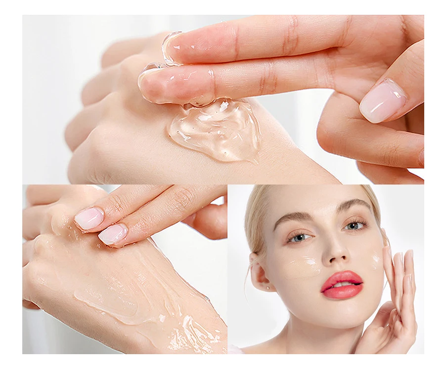 OEM Organic Pure 100% Aloe Vera Gel Face Skin Moisturizer Soothing Lightening Cream Gel De Aloe Vera Gel for Face Private Label