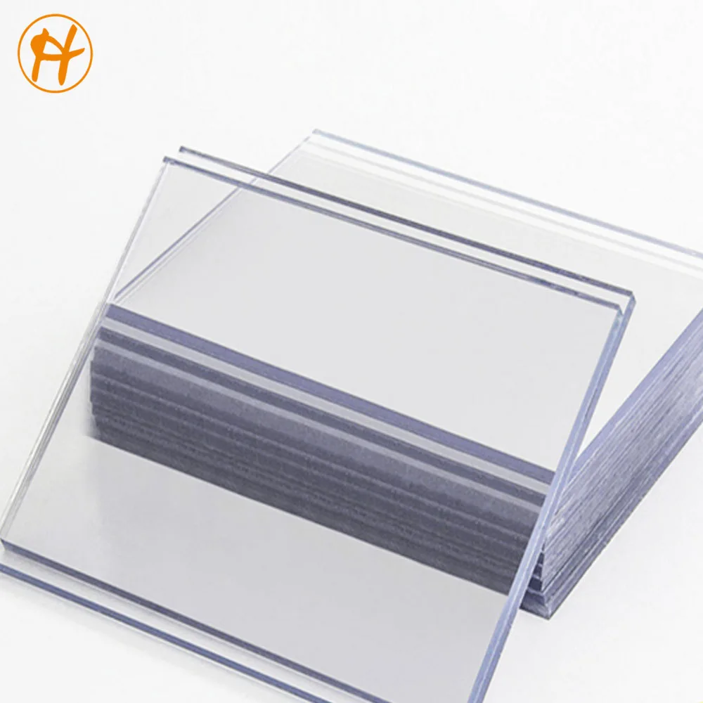 Твердый прозрачный чехол с изображением жесткая pvc пластиковых размера по индивидуальному заказу лист для одежды шаблон