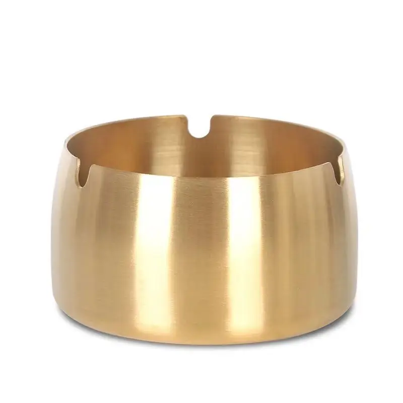 XZX Custom Silver Car Cigarette Gold Bar Ashtray Stainless Steel Cigar Ashtray