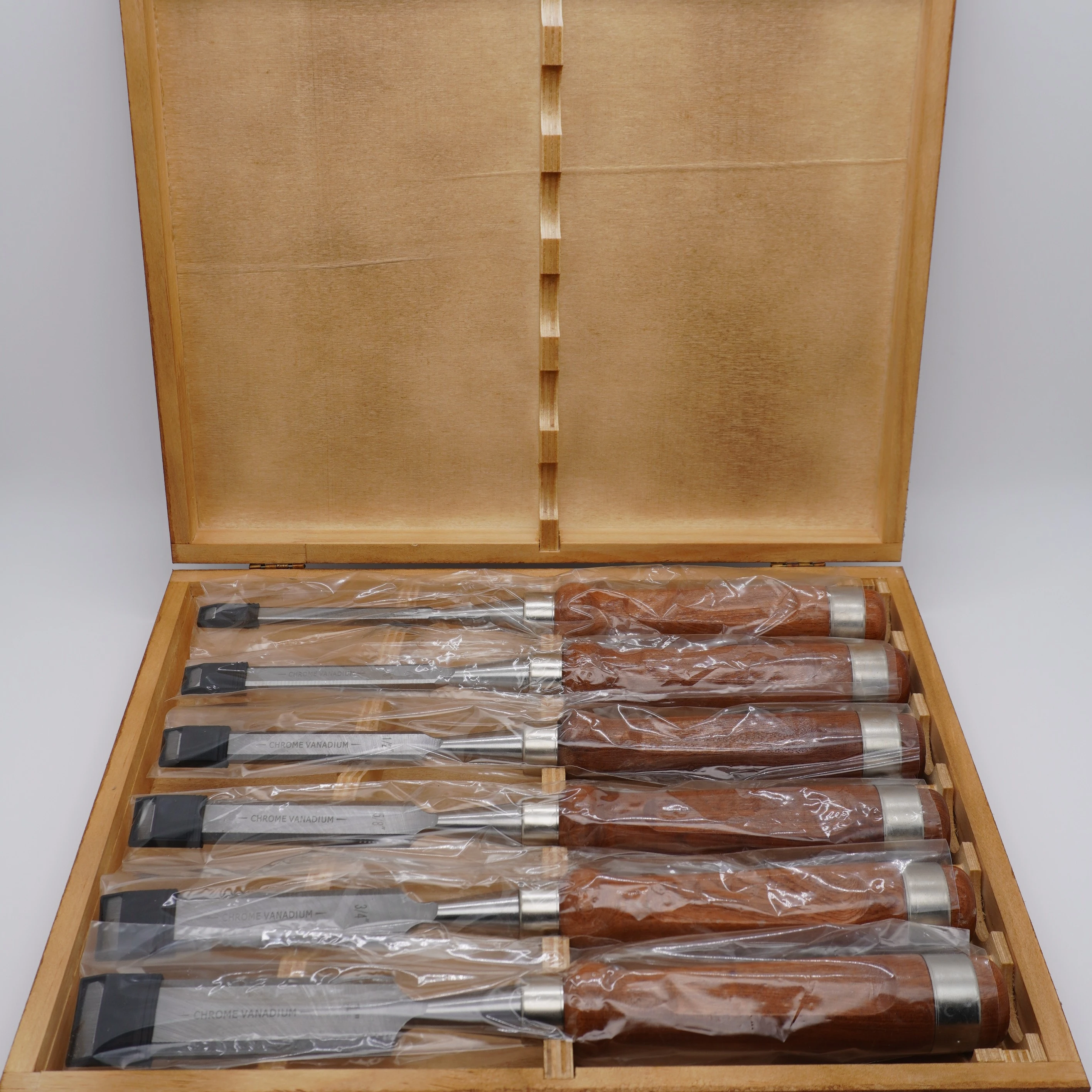 High Quality Wooden Handle  6 In 1 Wood Carving Chisel Set Chisel Wood Chisel