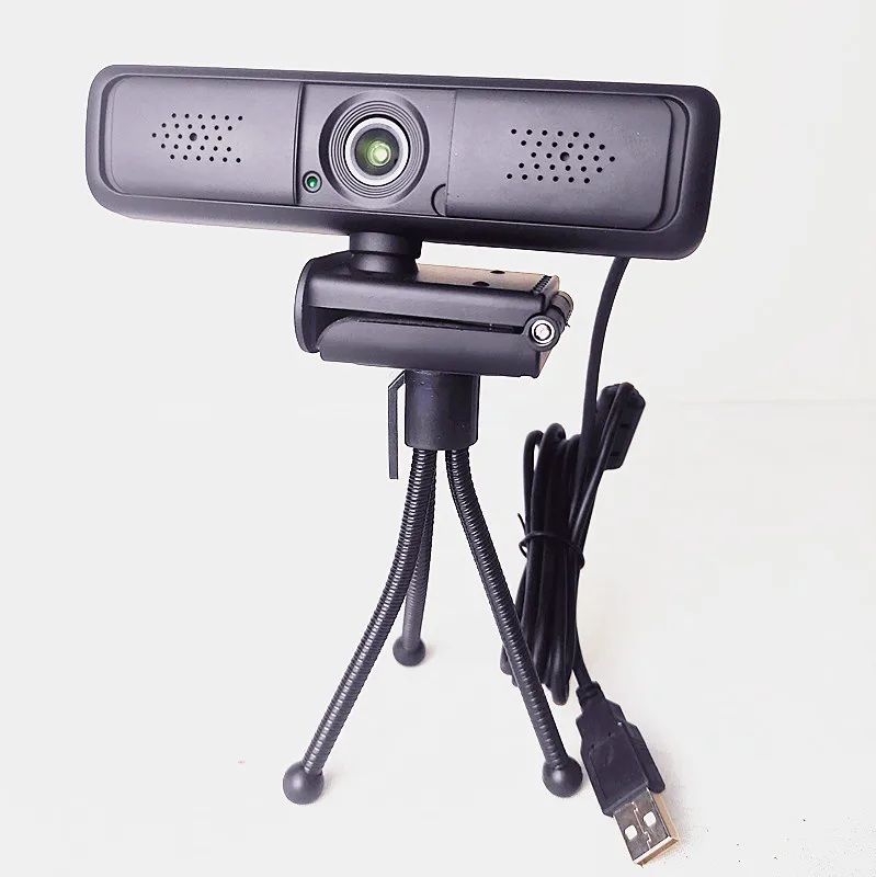 2022 Full Hd 30 Fps Usb Web Cam With Microphone 360 4K Webcam For Laptop Computer