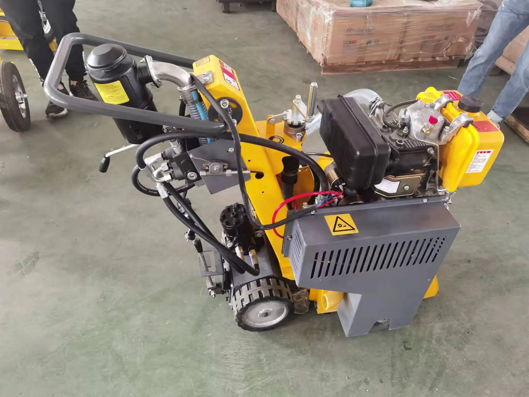 Gasoline Road marking line removal machine  Hot Melt and Cold Paint Marking Line Removing machine