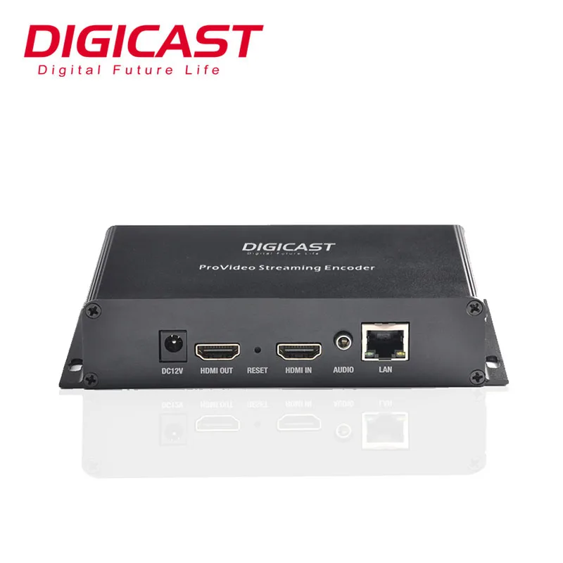 DIGICAST Live Streaming HDMI DVB к IPTV кодер HLS H265