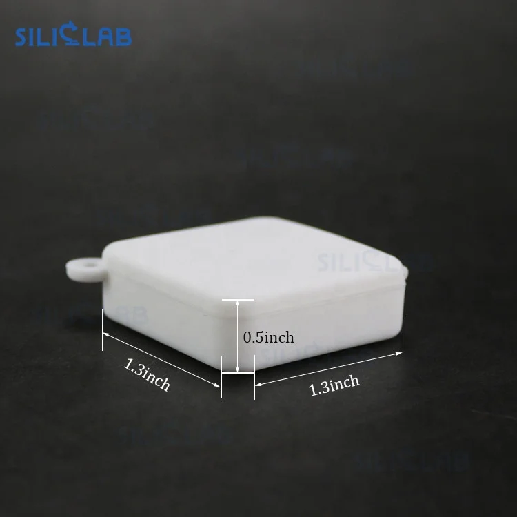 Best quality silicone oil wax jar 9ml square smoking products container tobacco smokeshop smoking accessories