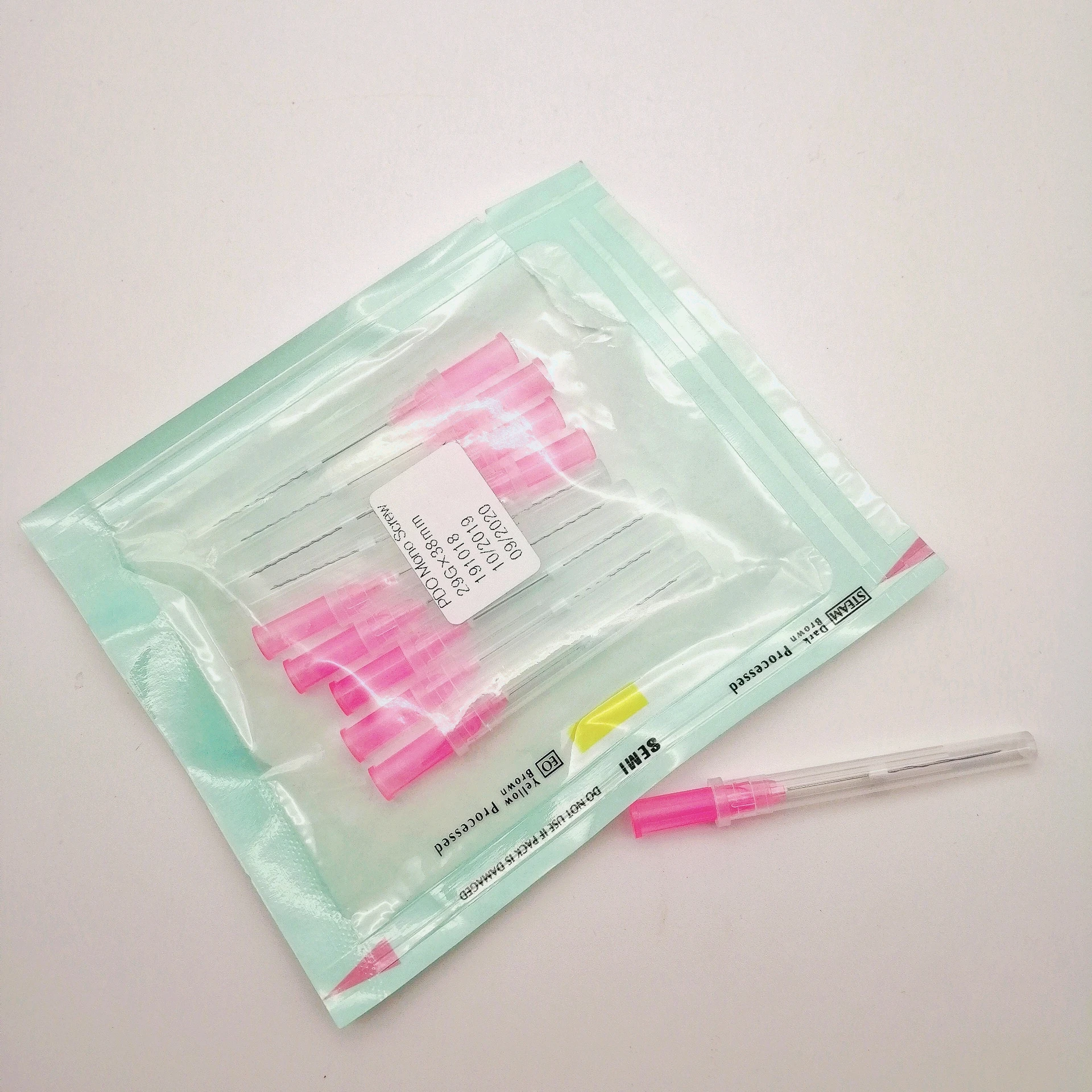 Factory price pdo mono sharp needle 29G*38mm hilos de pdo lifting thread Face lift