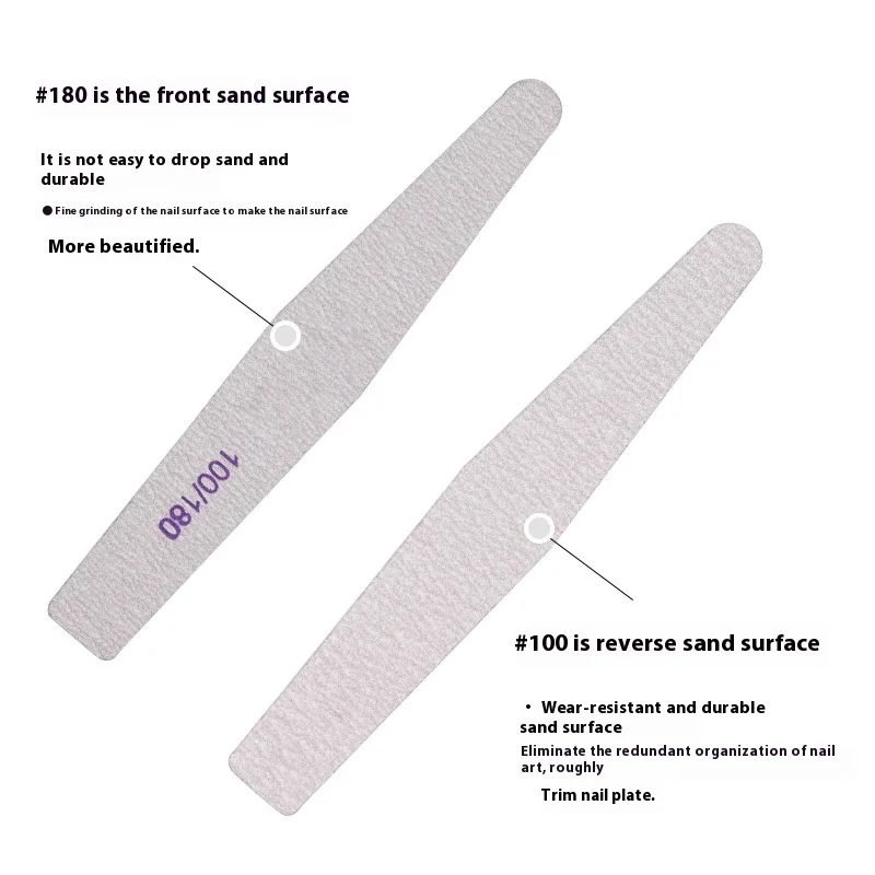 Wholesale DIY Nail File Grinding Strip Tool Cross-Border Manicure Tool Nail Rubbing Polishing Strip Made Plastic Emery Sponge