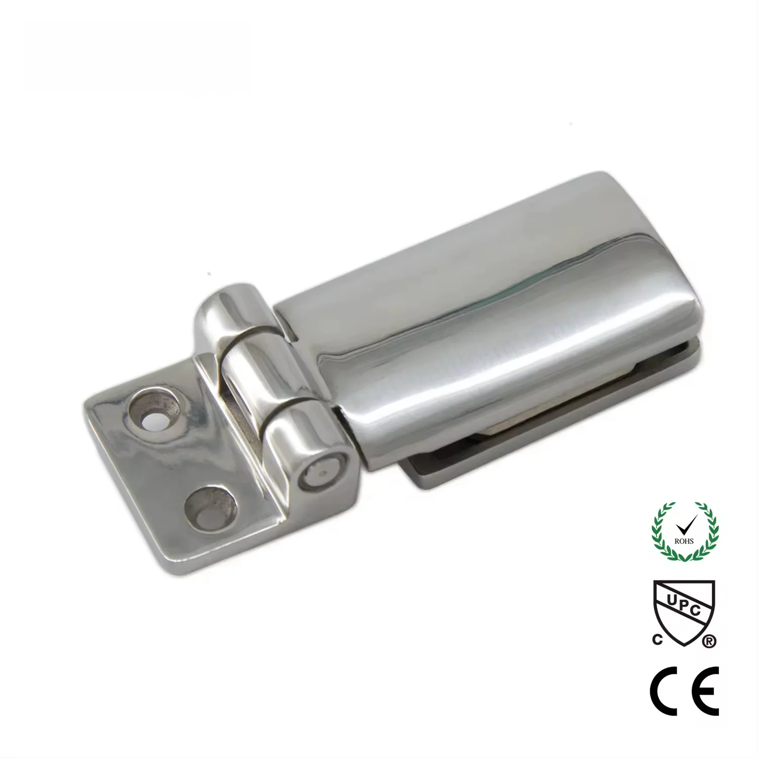 Black Polished Satin 180 Degree Frameless Sliding Stainless Steel Brass Glass To Glass Bathroom Hinge For Shower Door