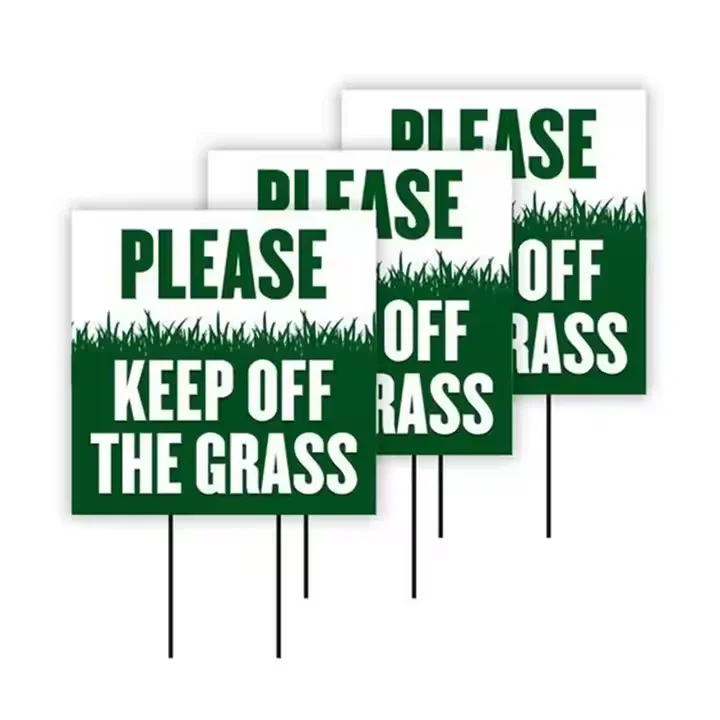 Customized Outdoor Printed Advertising Display PVC Boards Corflute board Sign for Shop Name Plate Designs