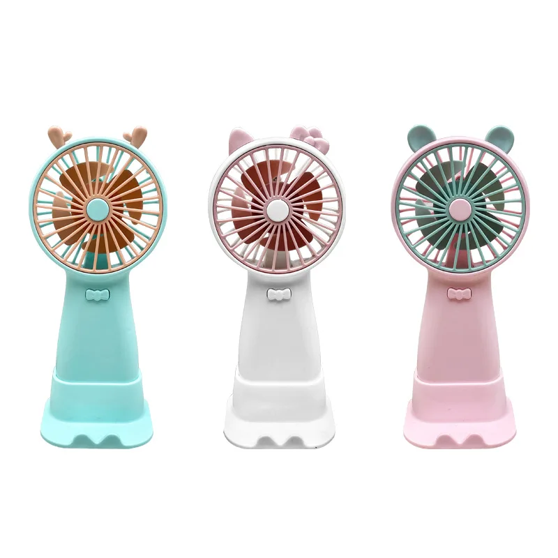 MAIMAI Cute Mini Stroller Fan Rechargeable Mute Handheld Personal USB Fan Car Seat Small Fan for Desk Stroller Car Rides
