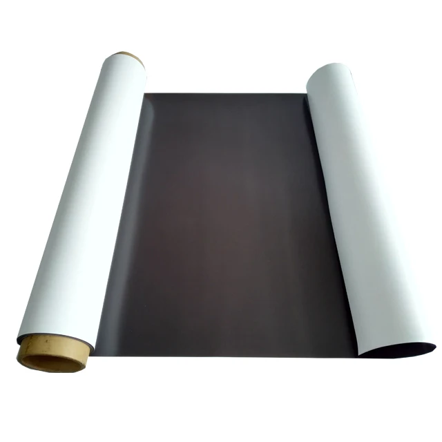 Plain brown flexible rubber plastic magnet 0.4 0.5mm 0.75mm 0.3mm thickness 1meter vehicle magnetic sheet