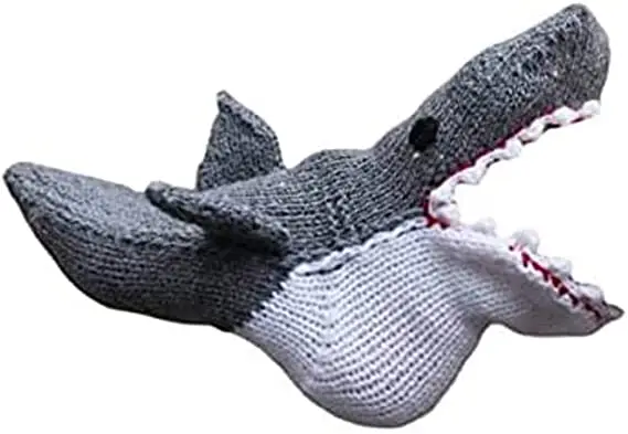 Knit Crocodile Socks Shark Baby Booties Knitting Pattern Shark Socks