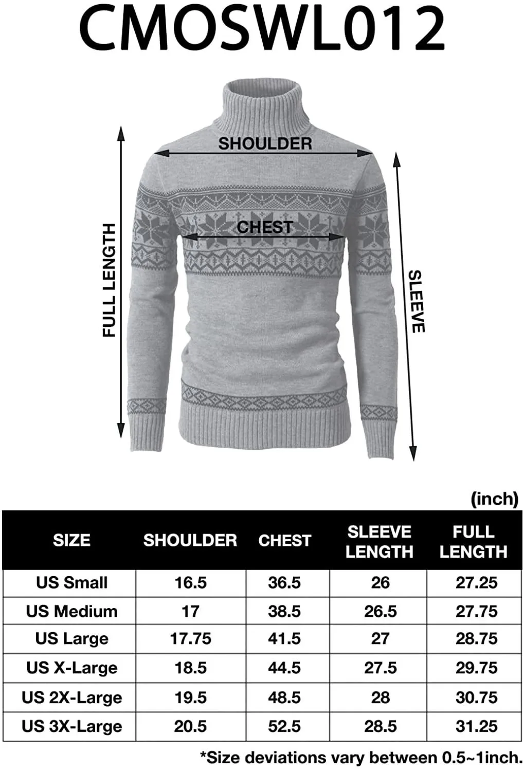 Men novelty holiday Ugly Christmas Machine Wash Sweater