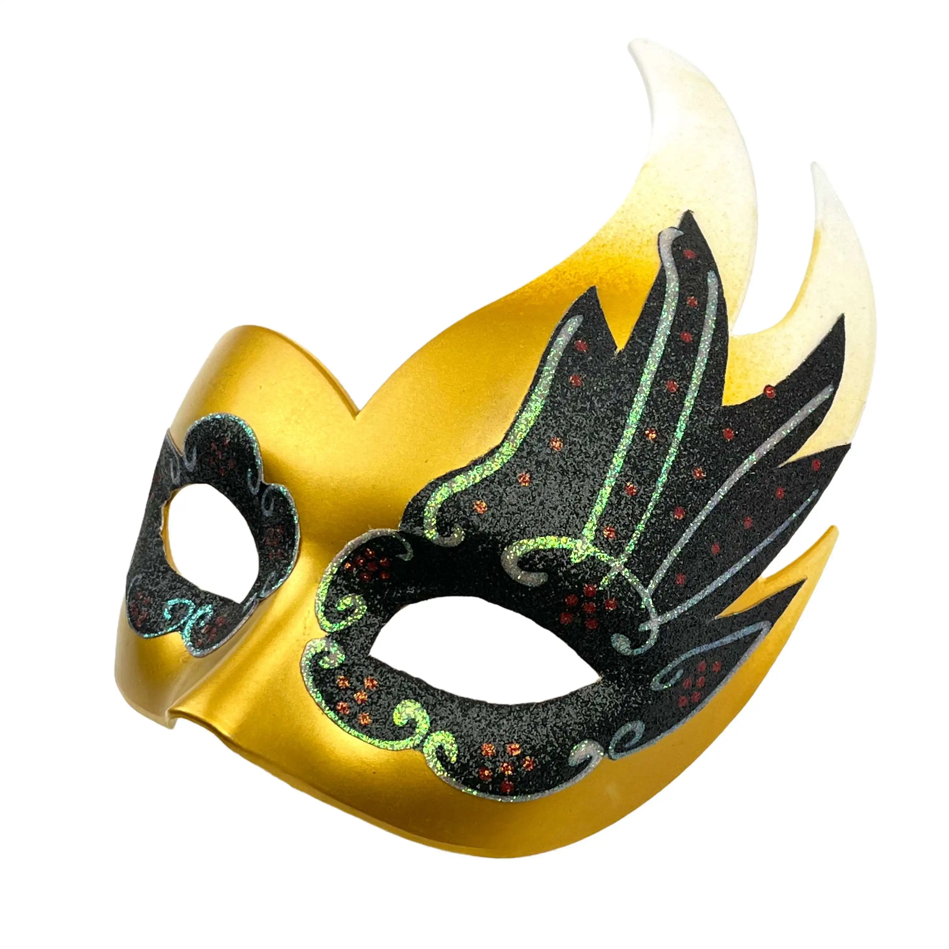 Gorgeous Venice Ladies Masquerade Party Mask Dancing Party Halloween PVC Plastic Eye Mask for Women