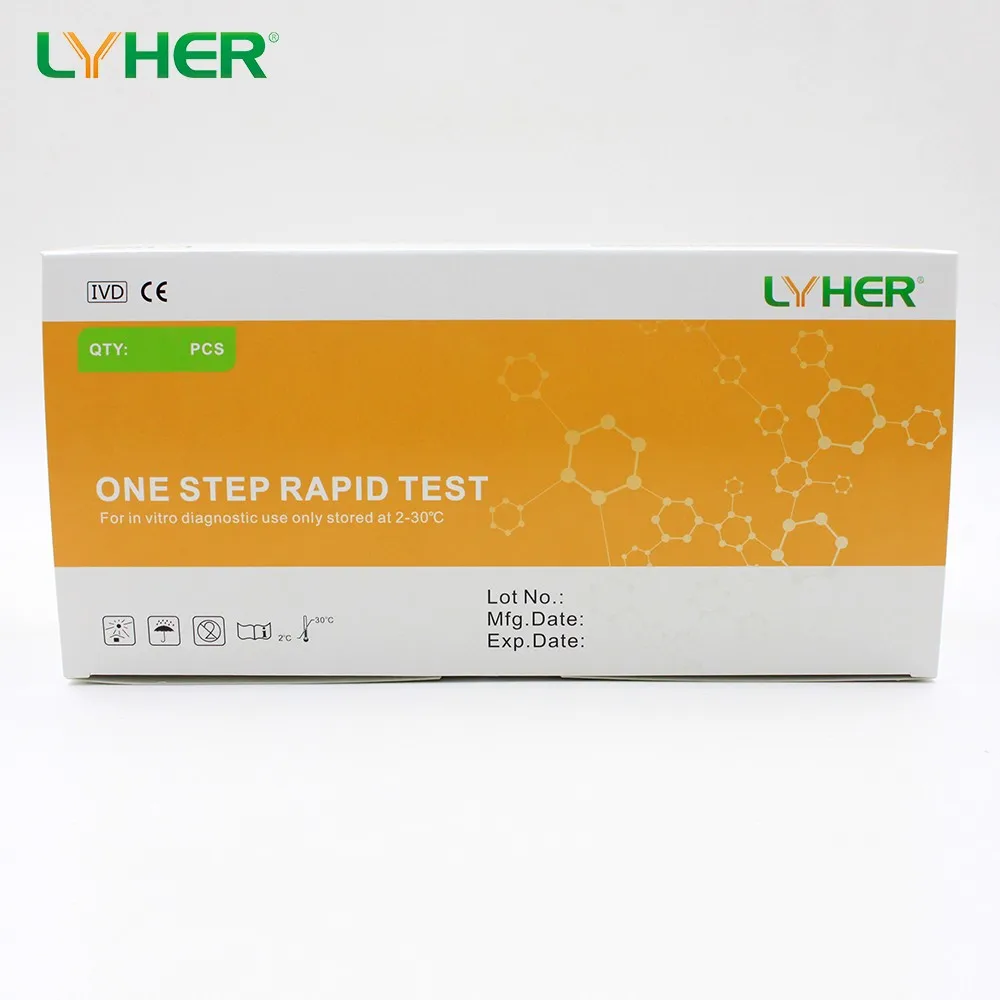 Hot Sale One Step Hbsag Rapid Test Kit Diagnostic Cassette high quality  test kits hbv test