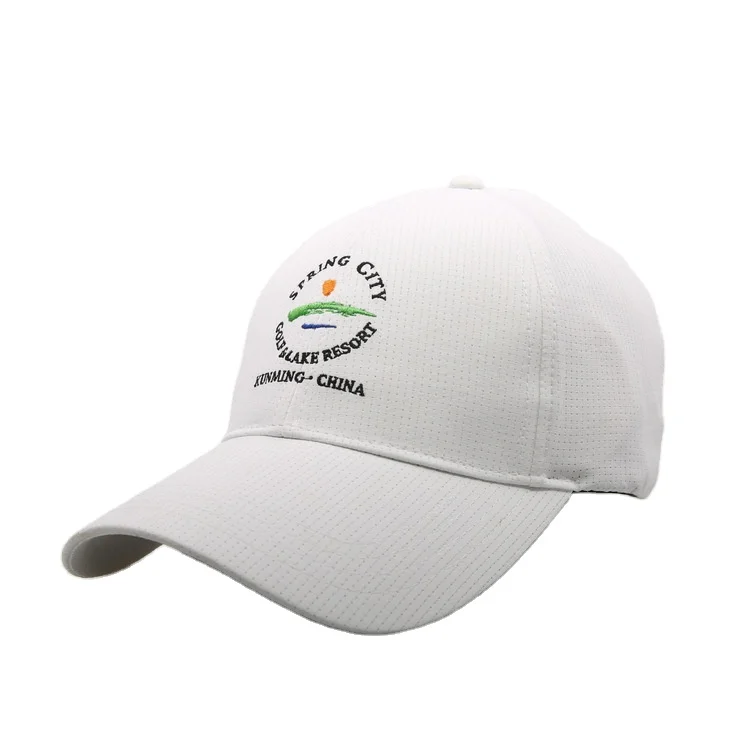 Unisex promotional manufacture custom embroidery logo 6 panels embroidery baseball caps melin performance golf hat for man