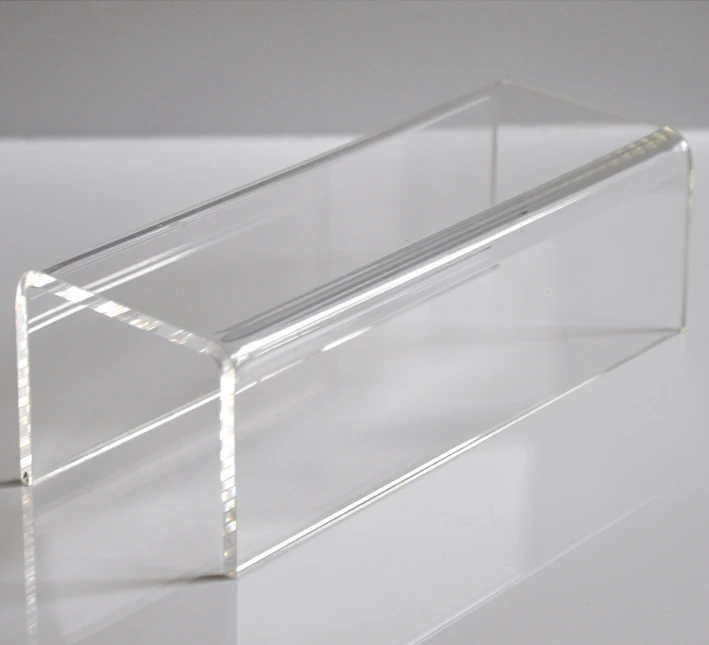 Clear Acrylic Shoe U Shape Stand Storage Rack Display Stand Sturdy Levitating Shoe Stand Slatall Slat Board Display Shelf