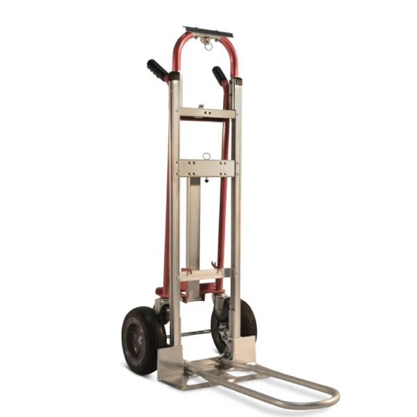 4 in 1 hand truck trolley for transport with foam Puncture Proof Tire