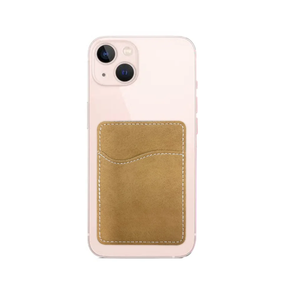 Thermal Sublimation Card Sleeve Mobile Phone Case Insert Card Leather Wallet for Personality Blank Wholesale Card Storage