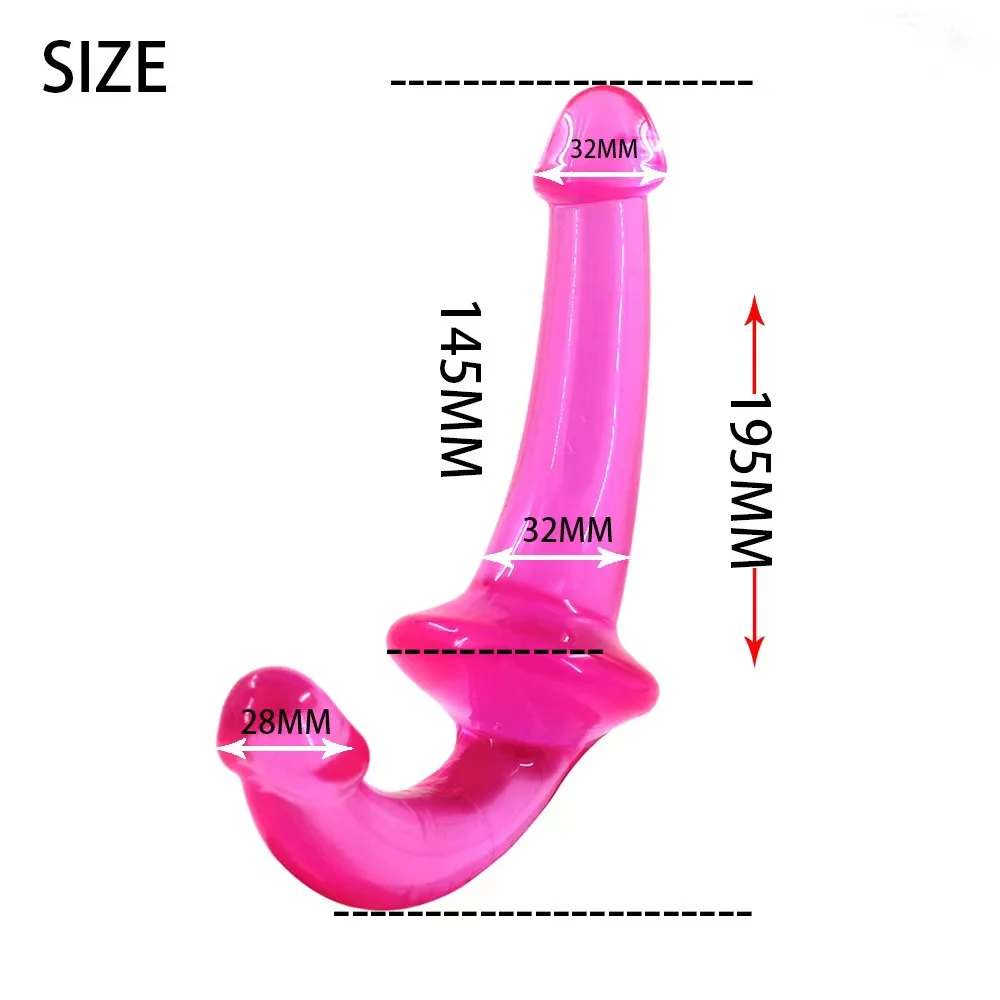 Double Ended Dildo Sex Toys Dildo Massager Adult Sex Toys Dildo-Dual Side Anal Penis Sex men and Women Toys