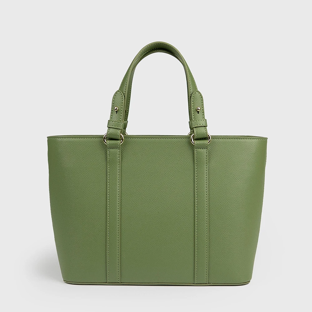 2024 New Design Summer Fashion Trendy Leather Should Bags Flat Texture Pebble Handbag For Women