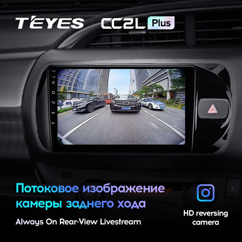 TEYES CC2L PLUS For Toyota Vitz 3 III XP130 2014 - 2019 Right hand driver IPS screen 2 din 1 din Car radio DVD player