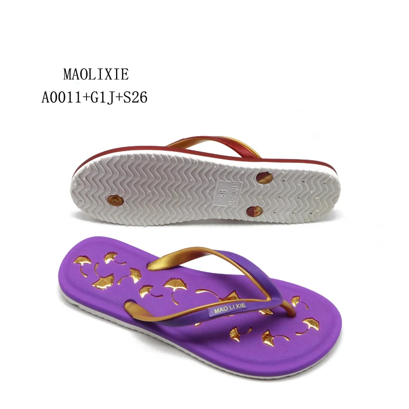 Wholesale cheap price low moq ladies flipflop summer footwear flip-flops women beach slipper girls