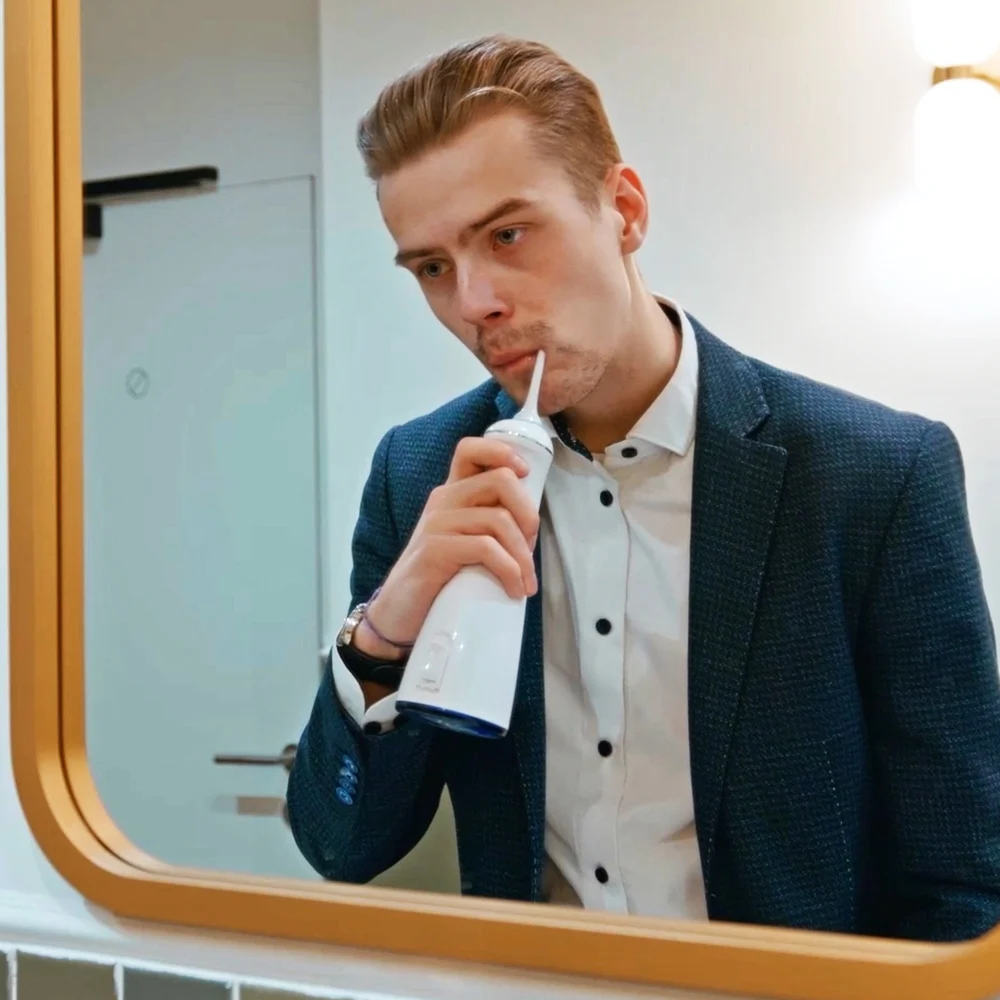 Nicefeel 300 мл резервуар для воды CE IPX7 водонепроницаемый стабильный импульсный водопроводный светодиодный дисплей синхронизатор ирригатор полости