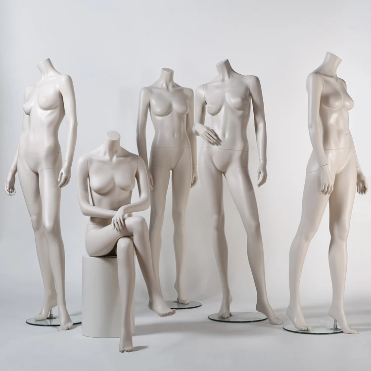 fashion window display headless women mannequin female mannequin without head
