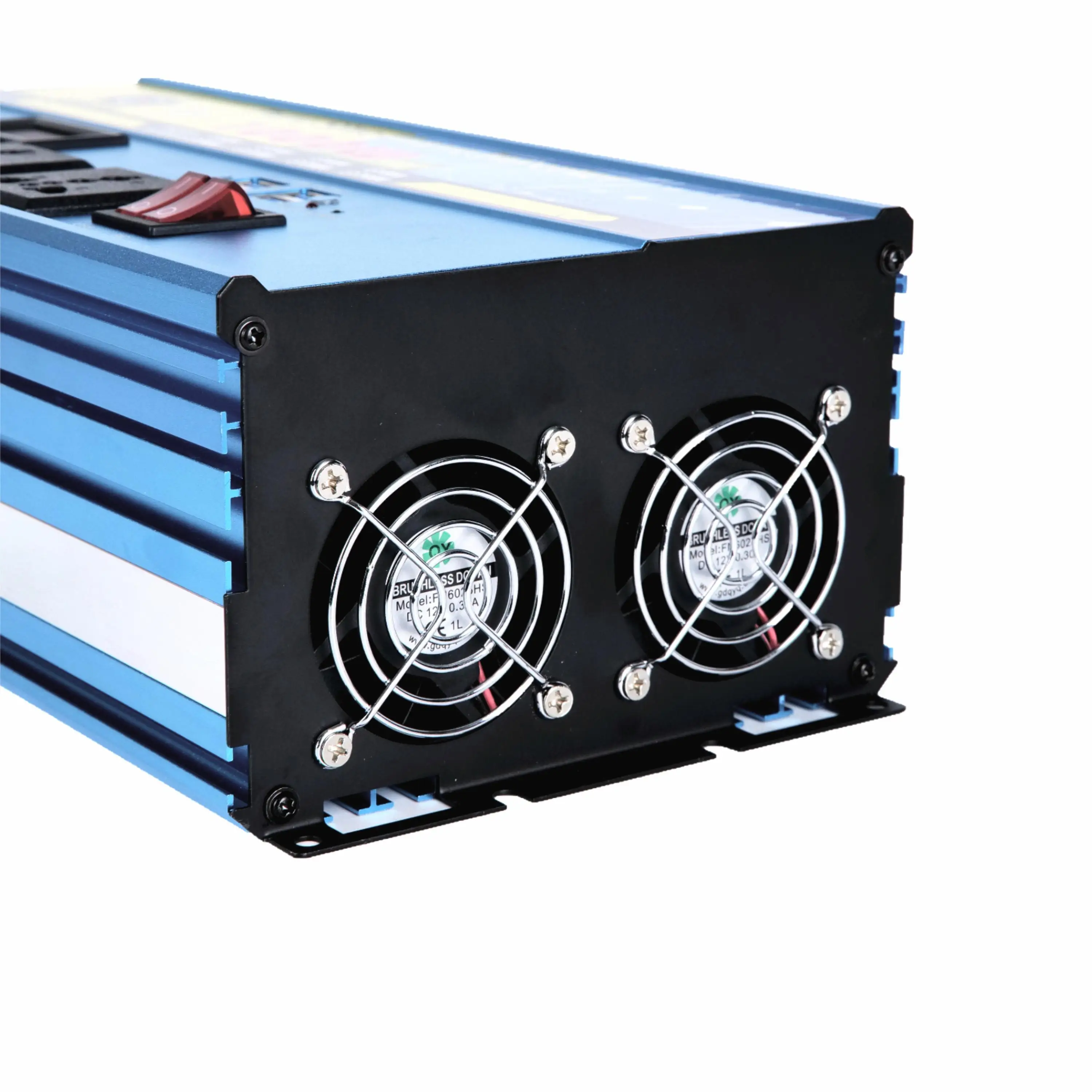 1000W Pure Sine Wave Inverter 12V 24V DC/AC 110V 220V Solar Inverter with 4 USB Ports 3 Sockets