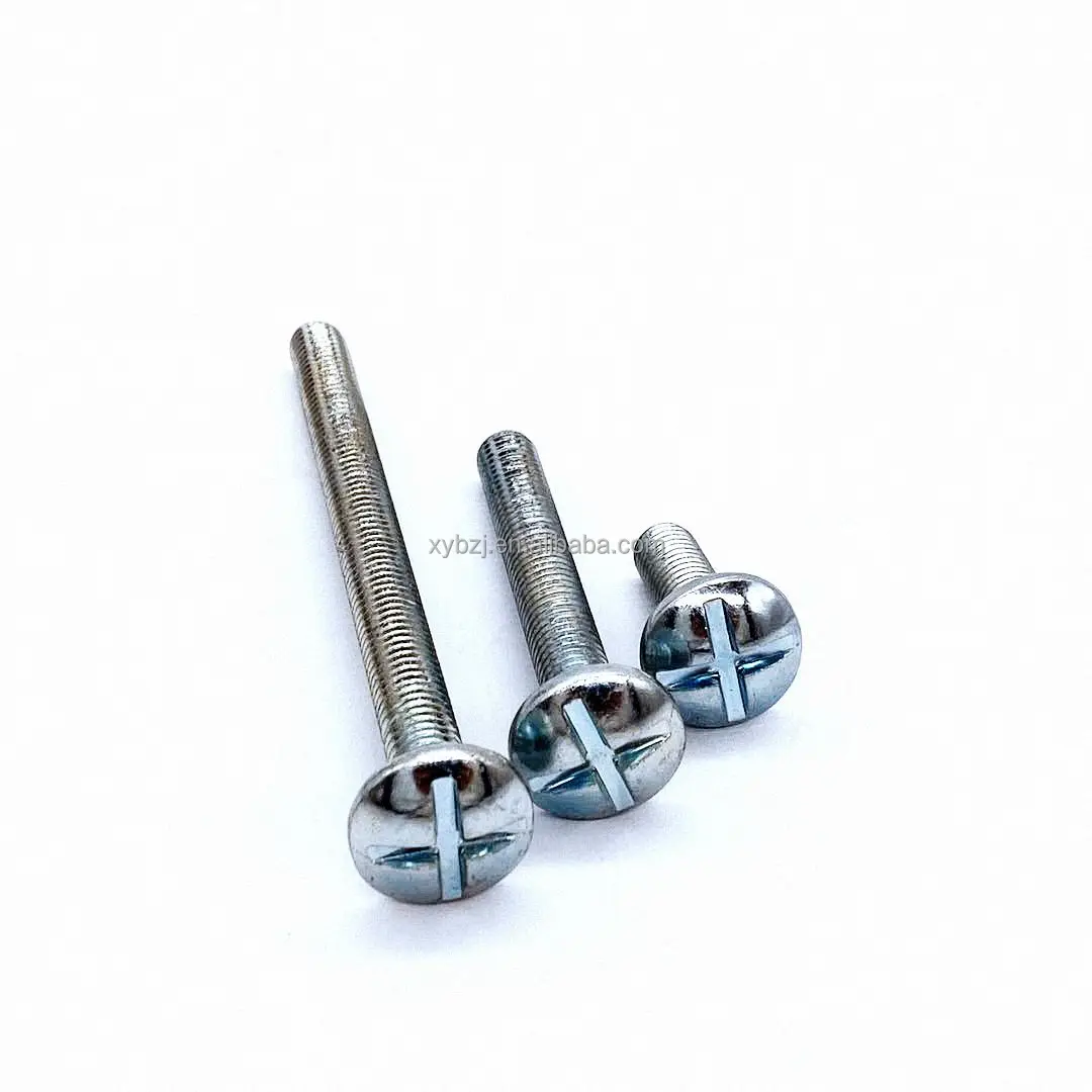 factory 4.8 grade zinc roofing bolt with hex nuts square nuts / machine bolt  export