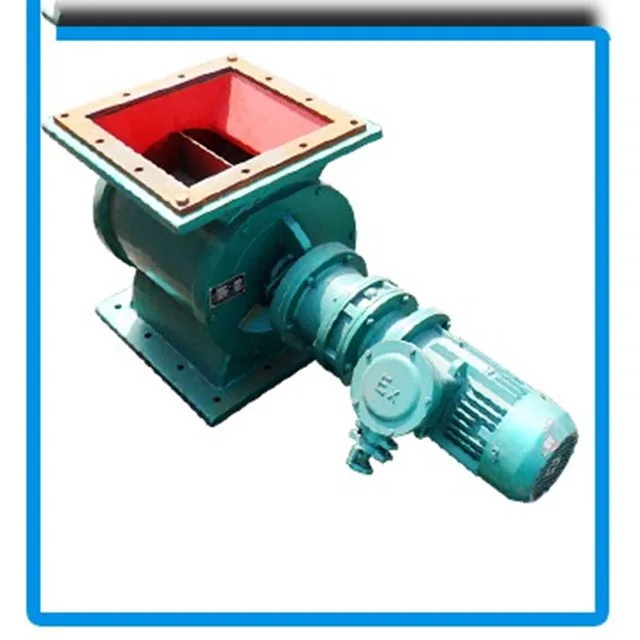 Coal rotary valve airlock feeder casting air lock valves