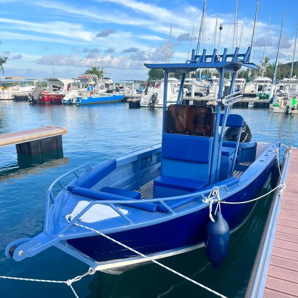 17ft aluminum hign quality centre cabin speed  small 4 person fishing boat with motor