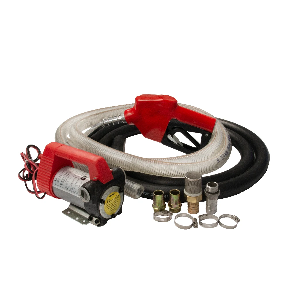 Diesel fuel transfer pump kit 220v Ac electric self-priming light oil diesel kerosene fuel pump w/discharge suction hose