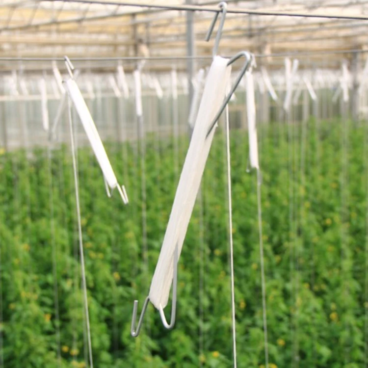 Двойной томатный крючок 18 см с веревкой