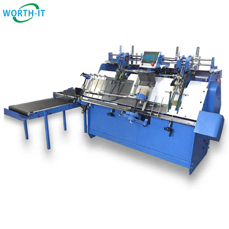automatic book page gluing machine endpaper tipping machinery