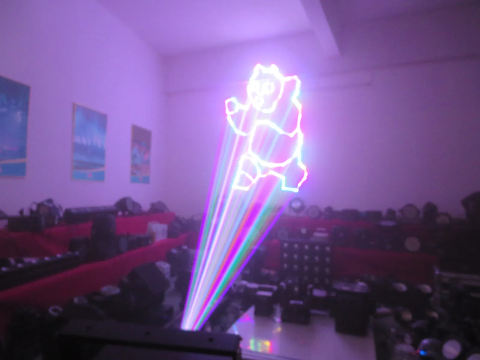 10W RGB Animation Laser Light 40K ILDA 10000mw DJ Stage Effect Lighting