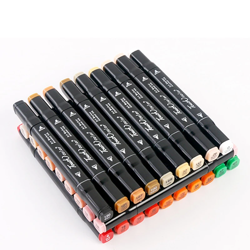 
Dual Tips Design Character Skin Painting Colorful Art Paint Marker Pen 