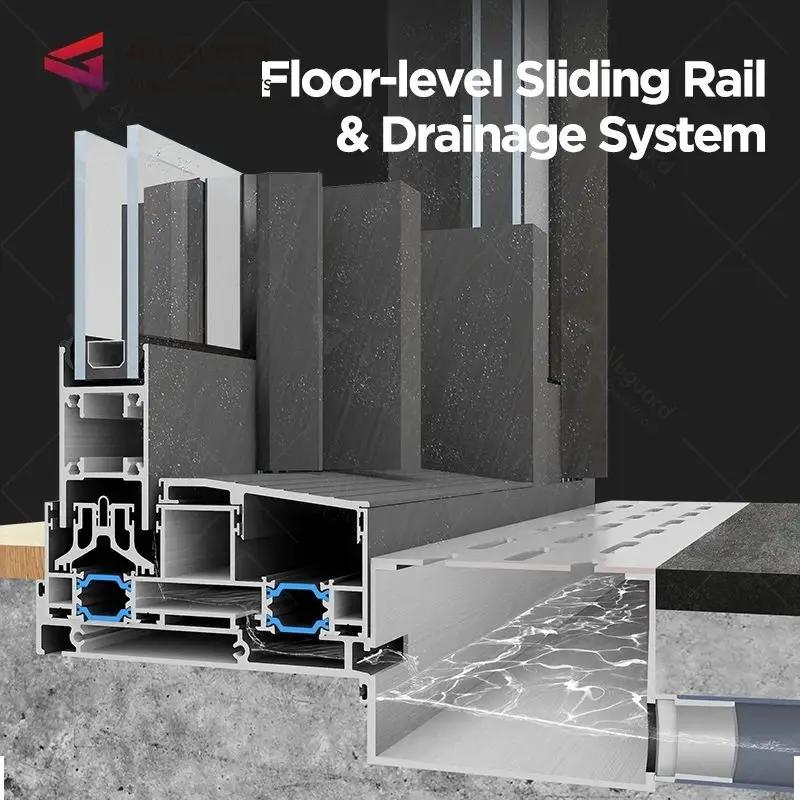 American Standard Automatic Sliding Door System Automatic Sliding Door Motor Balcony Automatic Smart Sliding Door Sensor