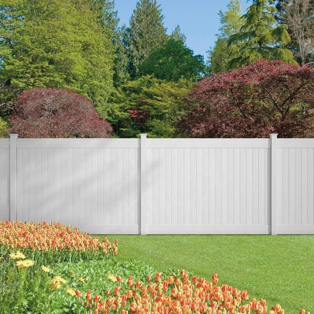 cheap pvc privacy fence factory making pvc fence outdoor vinyl fence wholesale