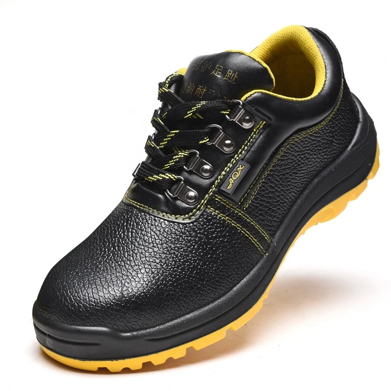 Hot-selling Lace Up Industrial Double Safety Double Italy Working Tanker Leather Men Safety shoes Footwear