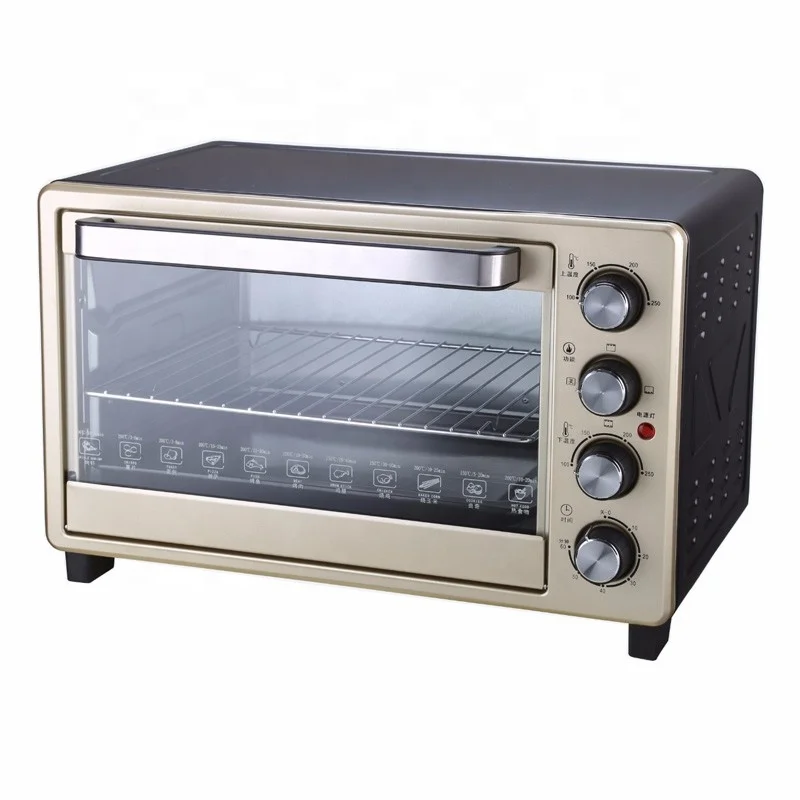 Оптовая продажа, индивидуальный черный металлический кухонный переносной электрический тостер Для Выпечки Пиццы, 1600 Вт