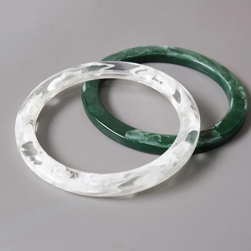 Deepeel  HE007 11.5CM Bag Accessories O Ring Resin Buckles Plastic Bag Handle