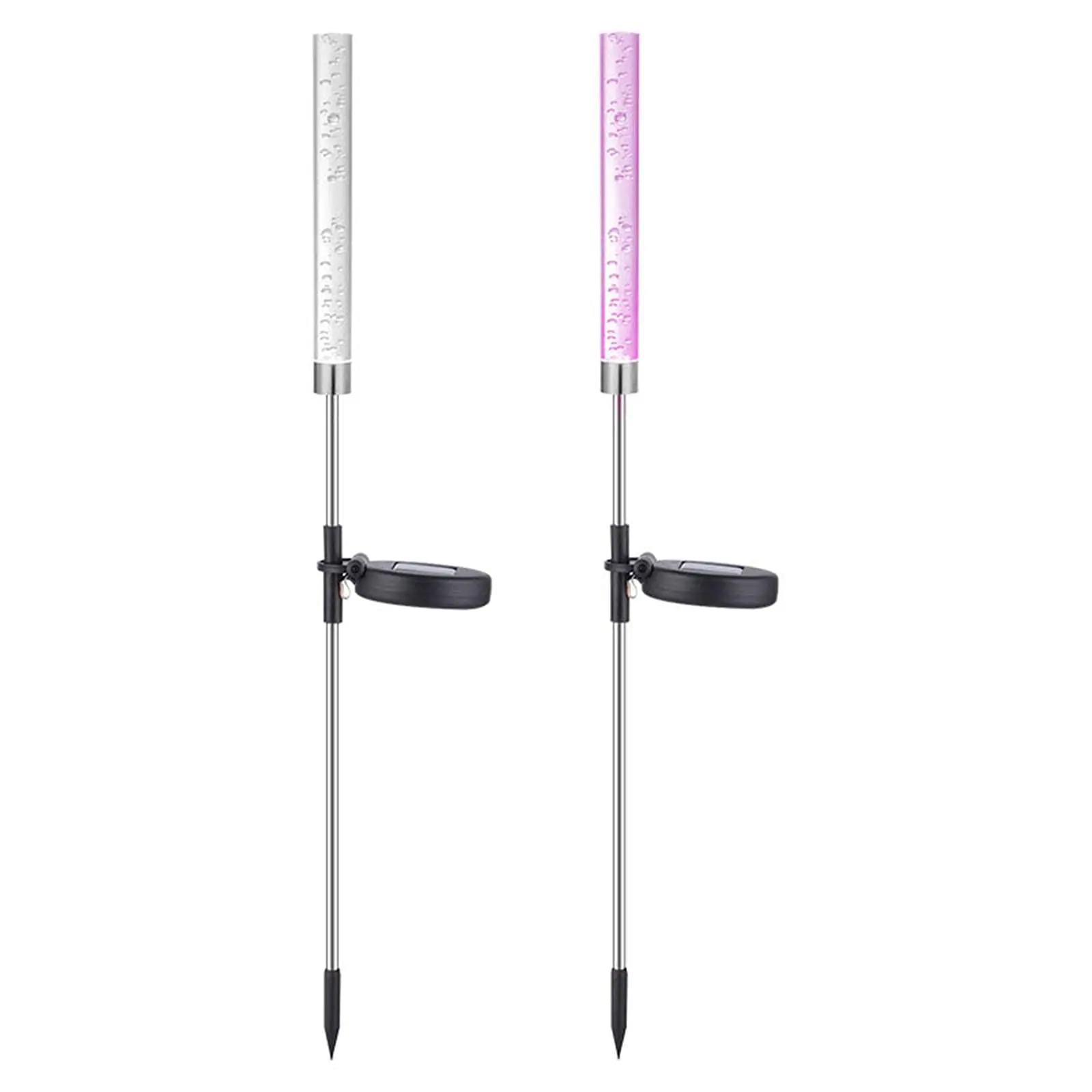 New Outdoor Waterproof Solar Color Lamp Acrylic Bubble Reed Lamp Outdoor Courtyard Garden Lawn Landscape Light