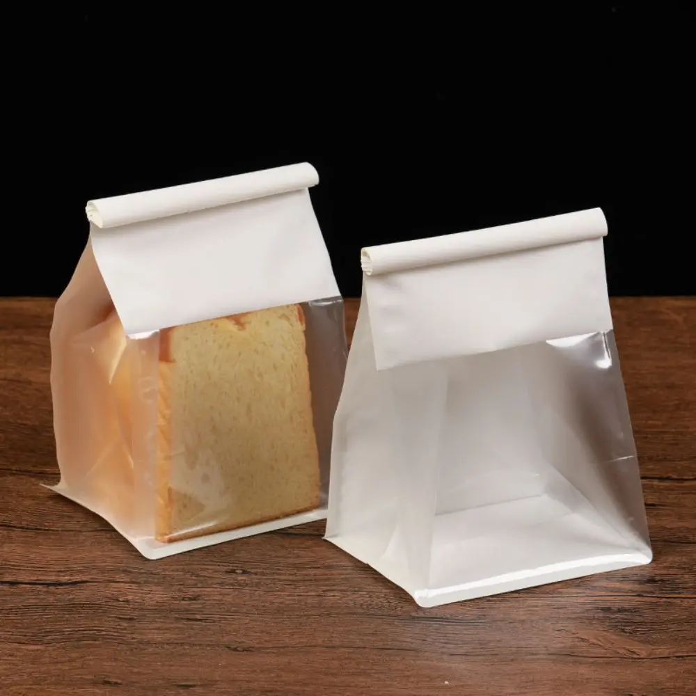 High Quality Wholesale Recycle Kraft Paper Candy Cake PVC Window Box Bakery Cake Packaging With Plastic Clear