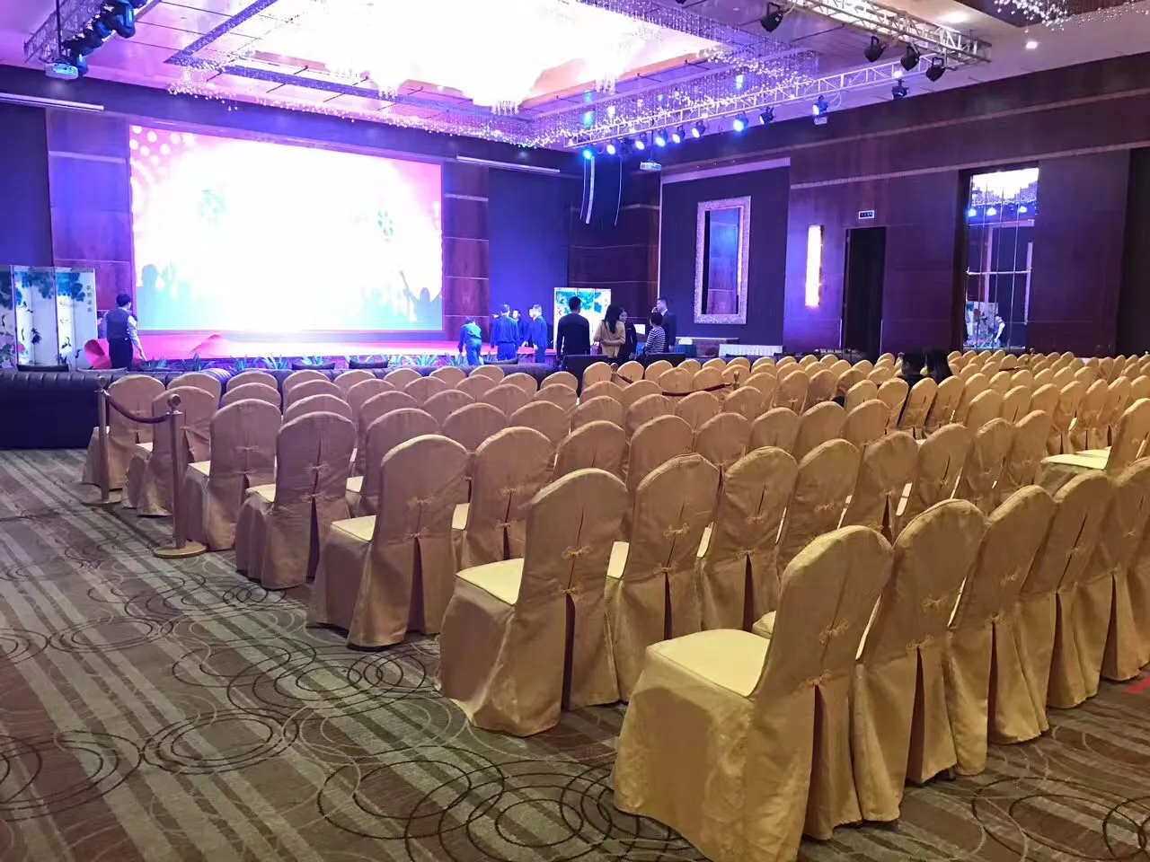 Modern Style White Chair Covers Wedding Decoration Dining Chair Cover Chair Covers For Wedding