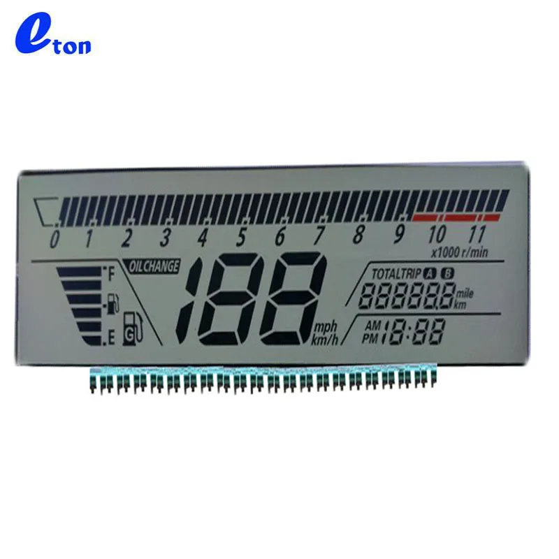 Небольшой сегментный прозрачный ЖК-дисплей