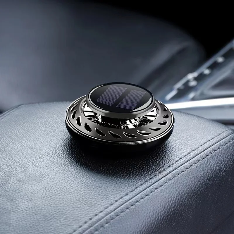 Hot Sell Solar Power Car Aroma Essential Oils Diffuser Car Air Freshener