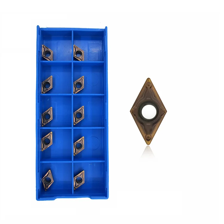 DCMT0702-MV Immediate Shipment Indexable Turning Machine Tools Lathe Tungsten Carbide Cutting Insert